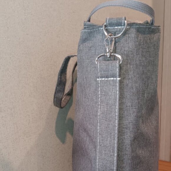 LOCK & LOCK Insulated Cooler Tote Bag 2 Tone Gray - Picture 8 of 14